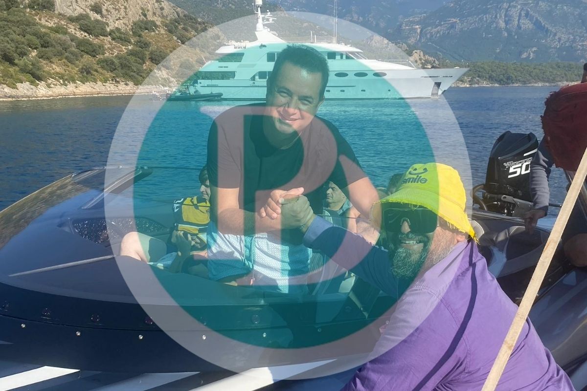Acun Ilıcalı, lüks yatıyla Göcek koylarında