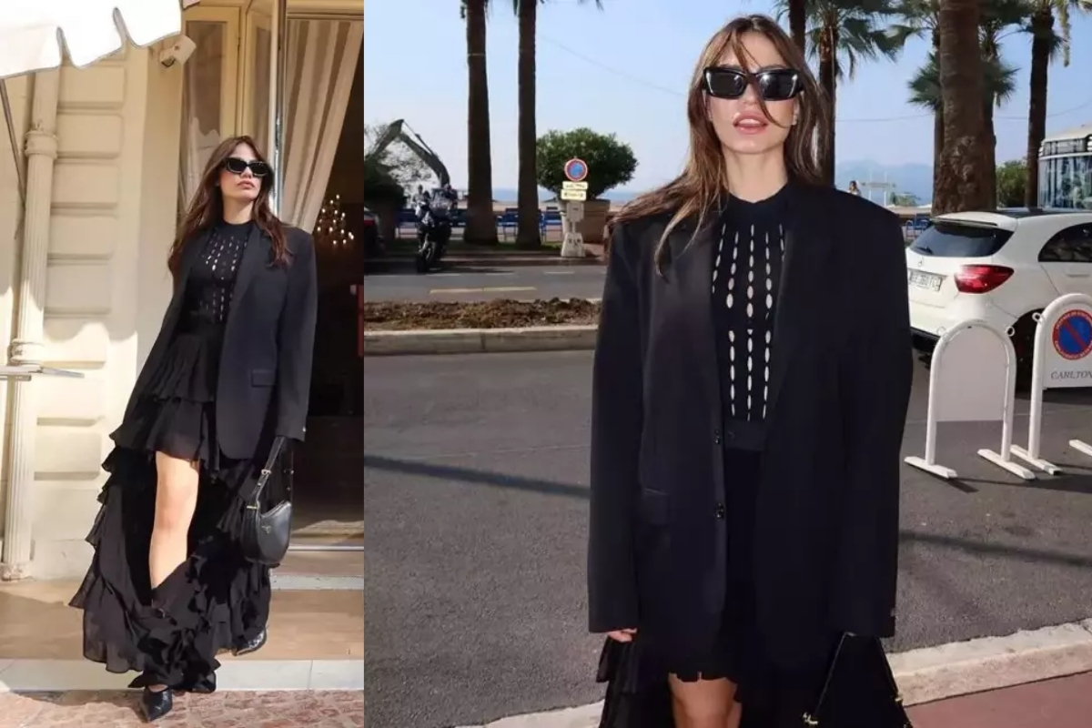 Eşref Rüya dizisinin Nisan karakterine hayat veren Demet Özdemir'den Cannes pozları