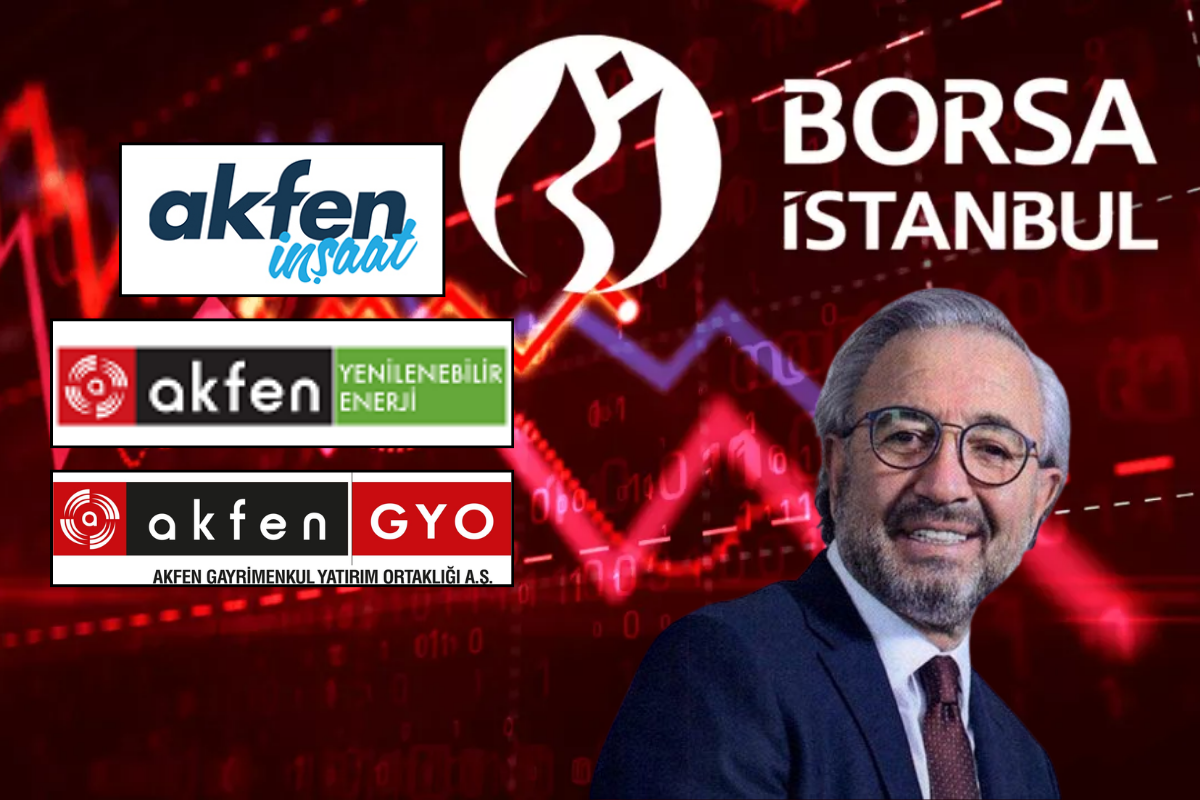 Akfen Holding'in patronu Hamdi Akın'ın ifadeye çağırılmasının ardından holdingin borsada işlem gören şirketlerinin hisseleri düştü