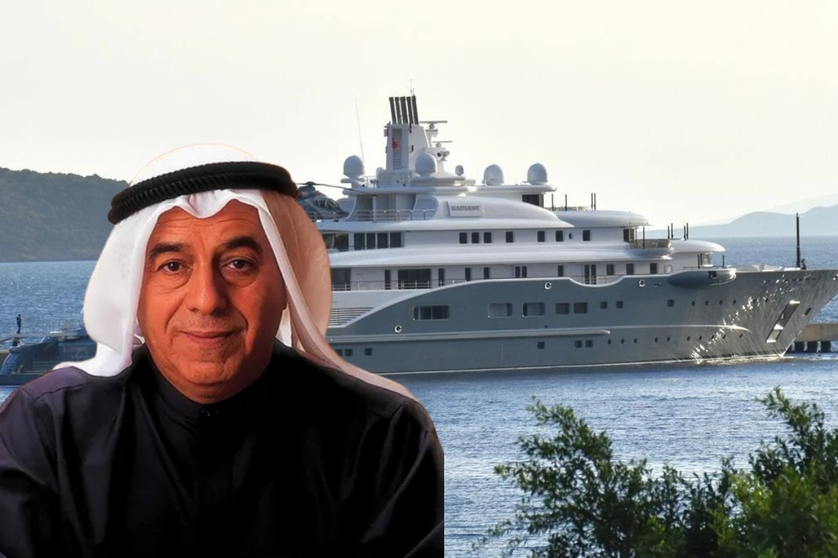 Dubaili milyarder Abdulla Al Futtaim'in 300 milyon dolar değerindeki 110 metrelik Radiant isimli süper yatı, Bodrum'a demirledi