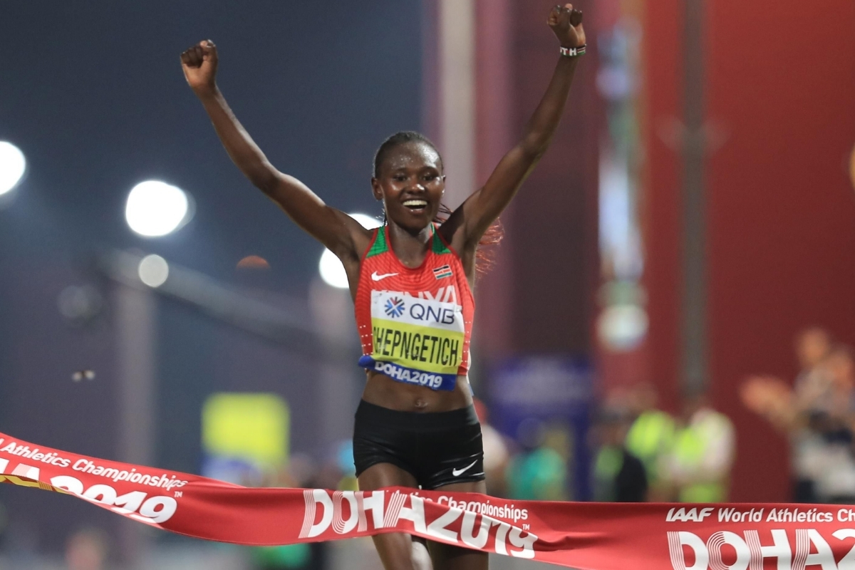 Kadınlar maraton rekortmeni Ruth Chepngetich'e 3 yıl men cezası