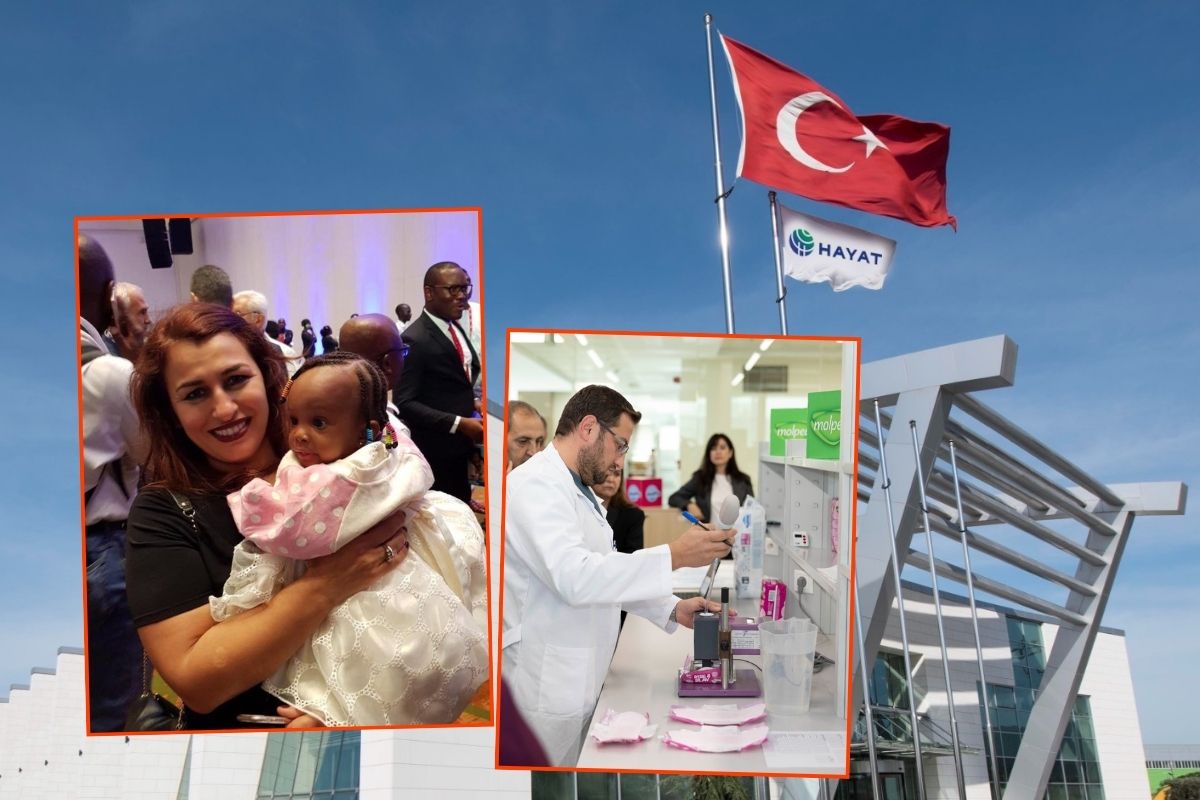 Hayat Kimya, çıkık popolu Afrikalı bebekler için özel bez, sert suyu olan Cezayir için özel deterjan tasarladı