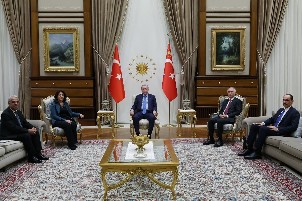 Cumhurbaşkanı Erdoğan, DEM Parti İmralı Heyeti'ni kabul etti