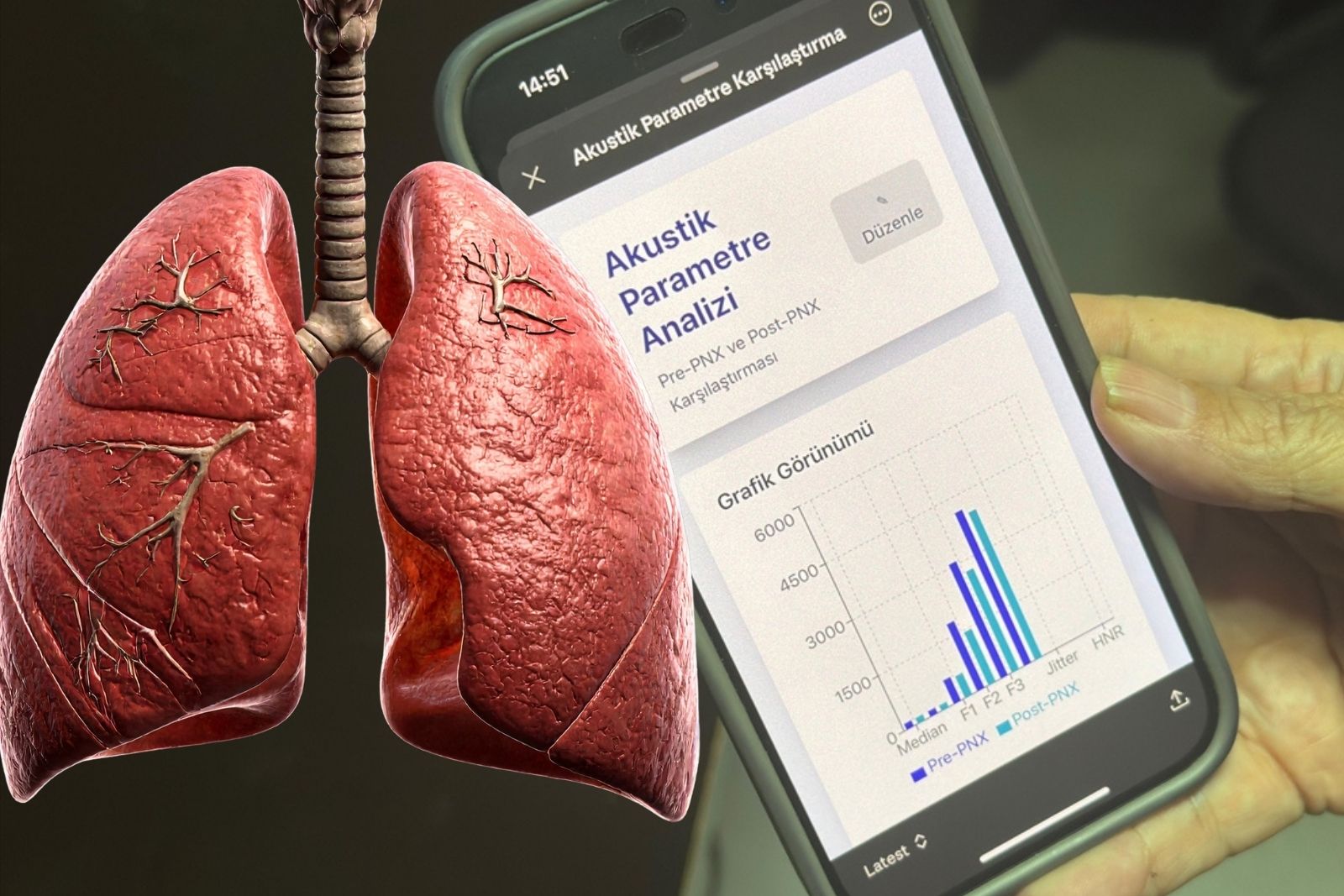 Akciğer sönmesinin erken tespiti amacıyla mobil uygulama geliştirildi
