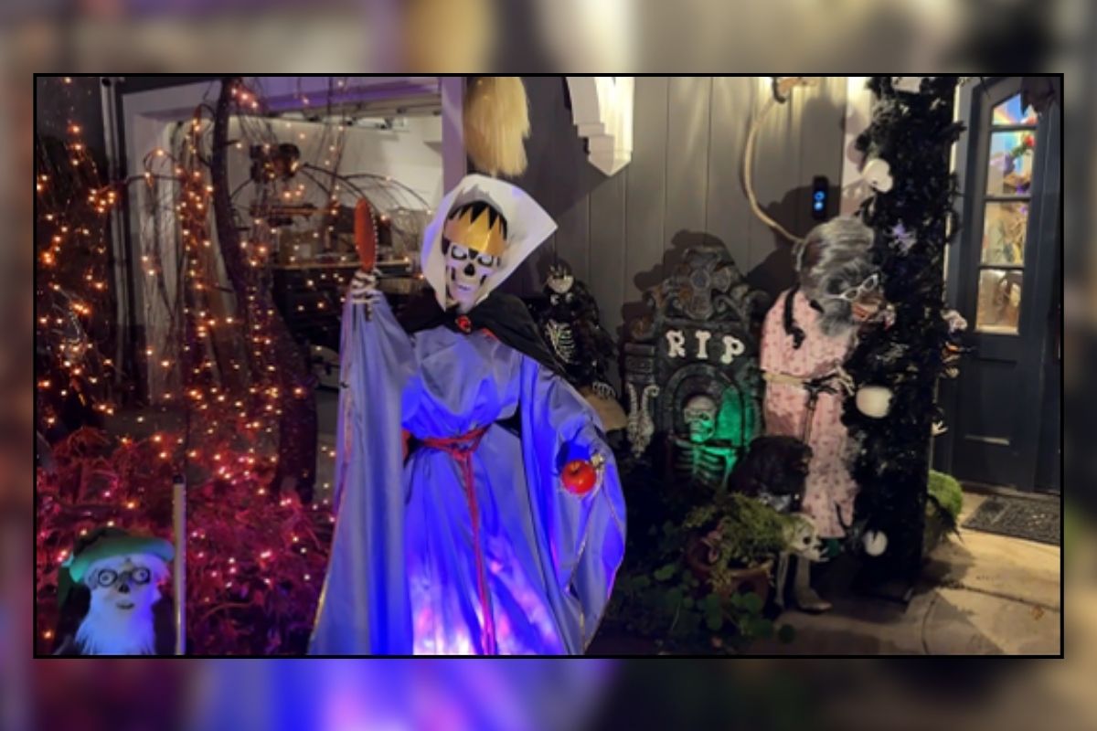 San Francisco'da cadılar bayramı süslemeleri ile evler ve sokaklar renklendi