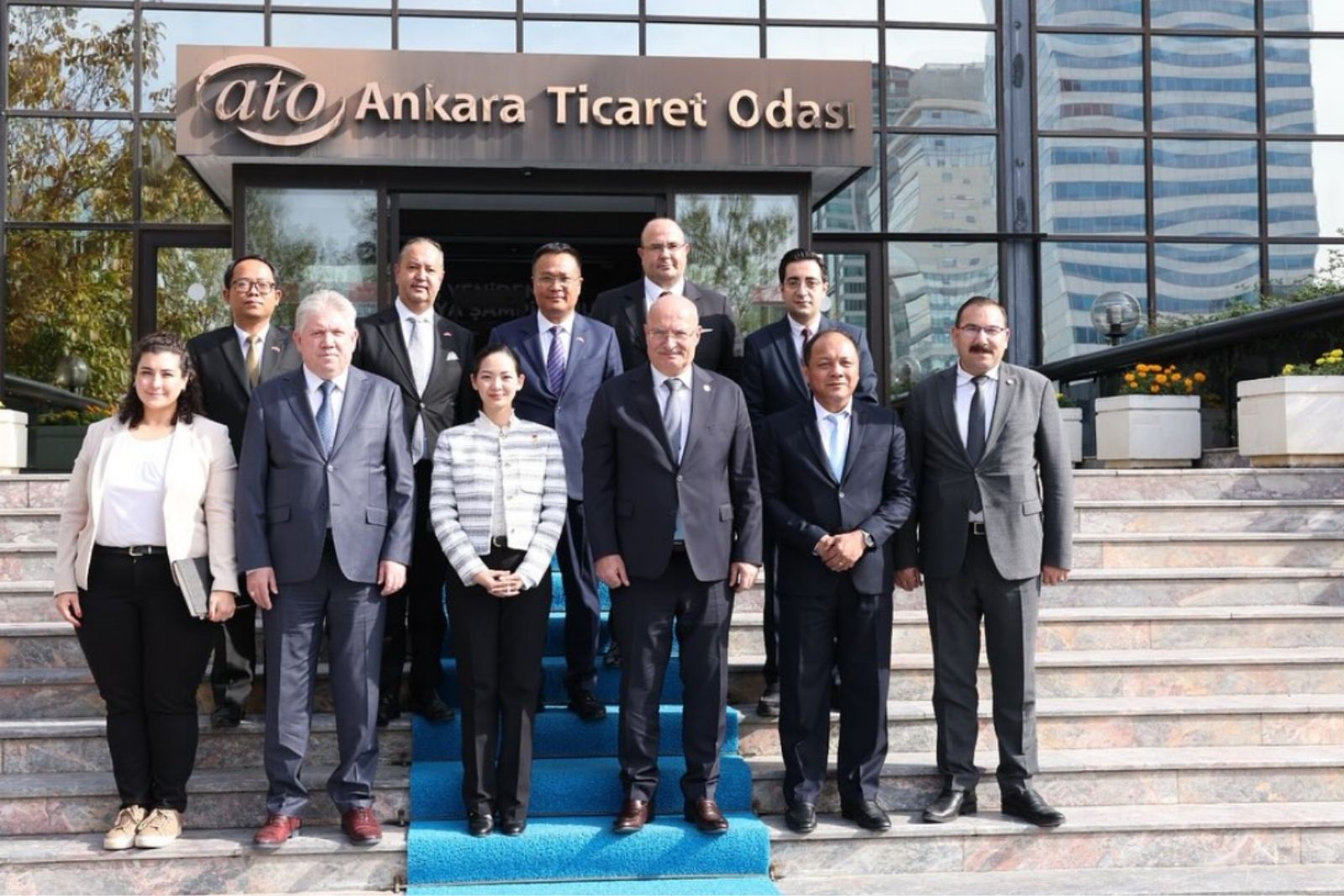 Kamboçya Ticaret Bakanı Cham Nimul, Ankara Ticaret Odası'nı ziyaret etti