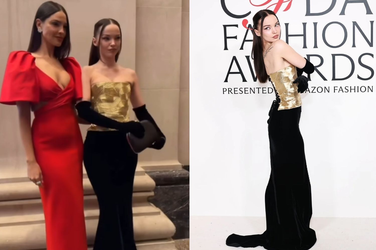 Eiza Gonzalez, Dove Cameron'a poz için hazırlanmasına yardım etti