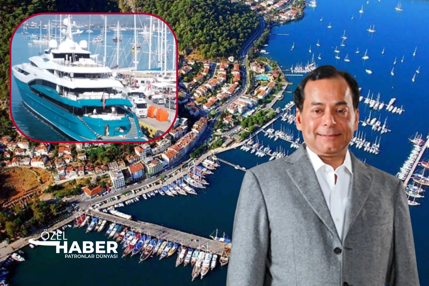 Ravi Ruia’ya ait 150 milyon dolarlık lüks yat Sunrays yakıt ikmali için Fethiye’ye demirledi