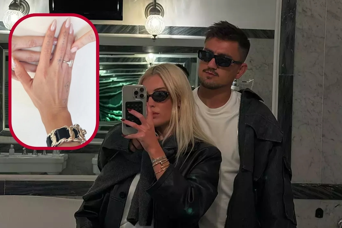 Beşiktaşlı futbolcu Cengiz Ünder sevgilisi Bilge Yenigül’e 8 milyon liralık yüzükle evlenme teklifi etti