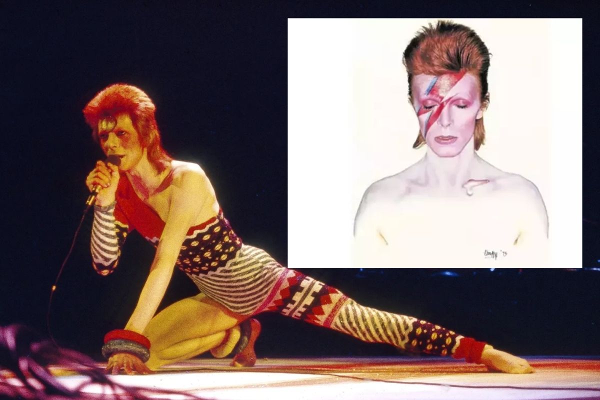 Bowie’nin ikonik Aladdin Sane kapağı müzayedede yarım milyon dolara alıcı buldu