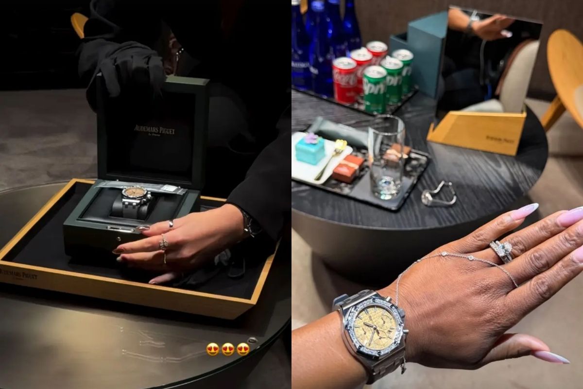 Olimpik jimnastikçi Simone Biles, 50 bin dolar değerindeki elmas saatini sergiledi