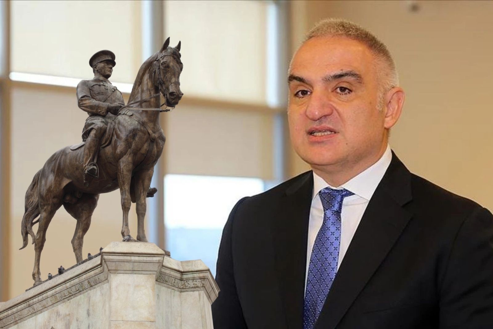 Kültür ve Turizm Bakanı Mehmet Nuri Ersoy'dan Atatürk Bir Milletin Adamı paylaşımı