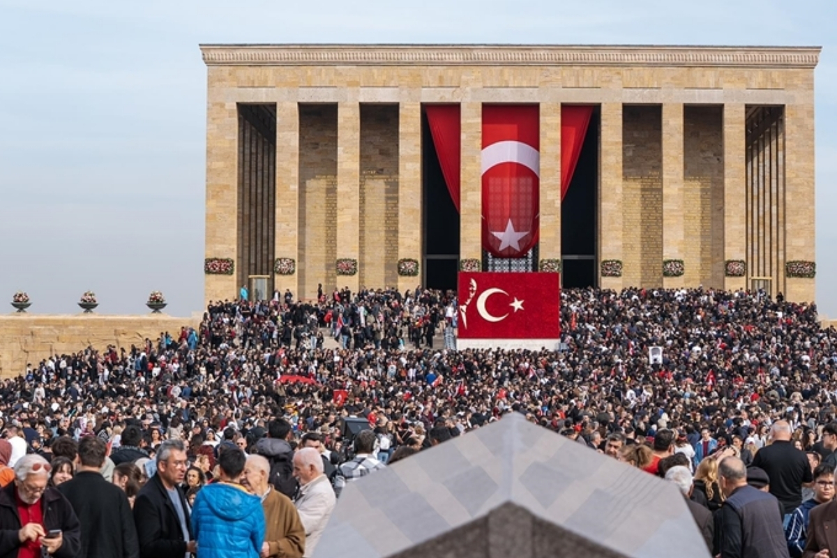 Anıtkabir 10 Kasım'da 1 milyon 219 bin 148 ziyaretçiyi ağırladı