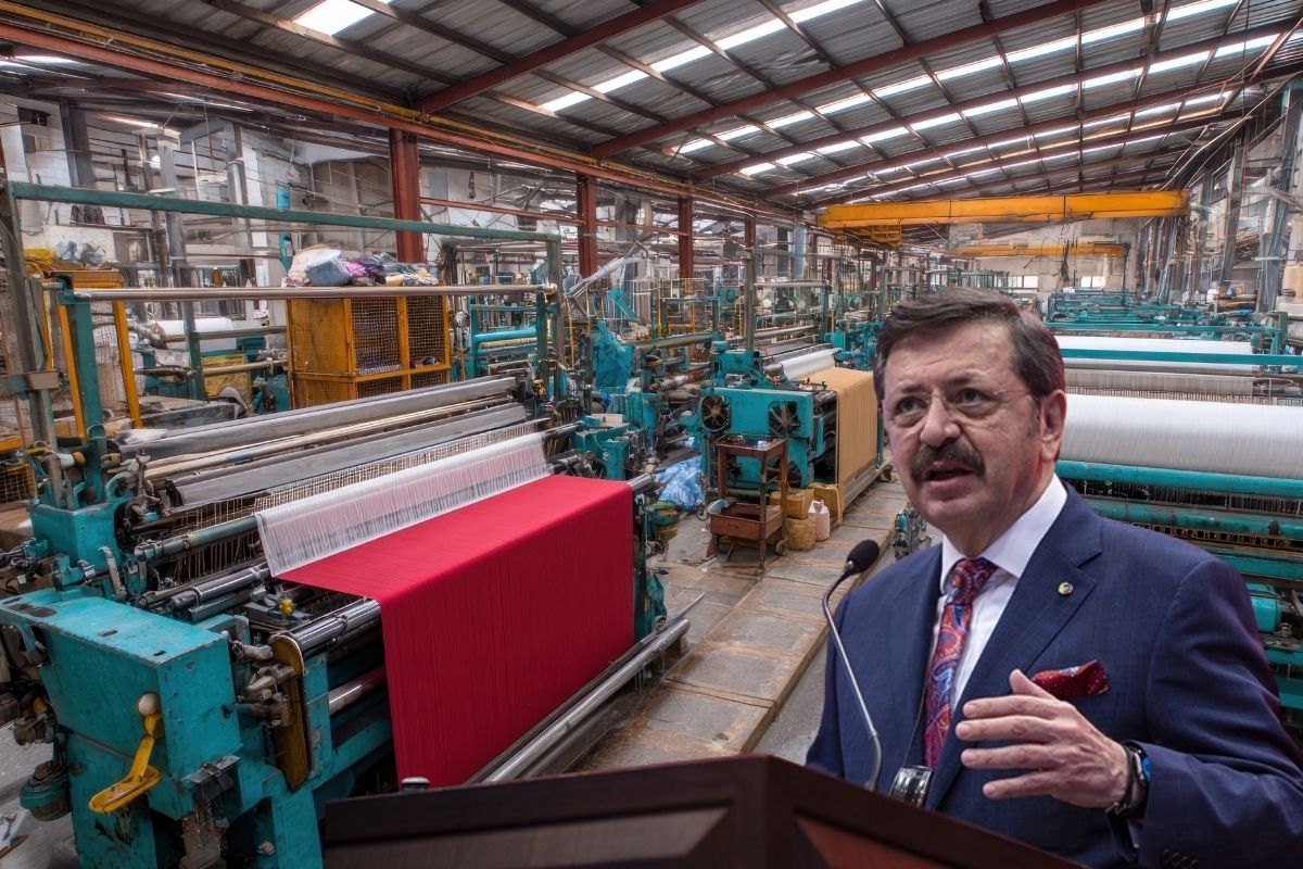 TOBB Başkanı Rifat Hisarcıklıoğlu'na göre tekstil, hazır giyim ve deri sektöründe sıkıntı büyük