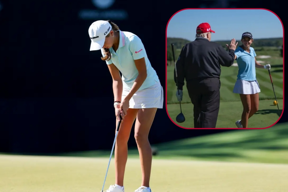 Başkan Donald Trump’ın torunu Kai Trump, Florida’daki Pelican Golf Kulübü’nde oynanan ANNIKA turnuvasında ilk LPGA maçında elemeleri geçemedi