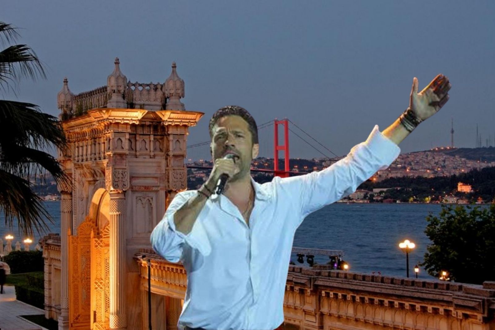 Yunanistan'ın mega starı Konstantinos Argiros'un konserine sosyeteden yoğun ilgi