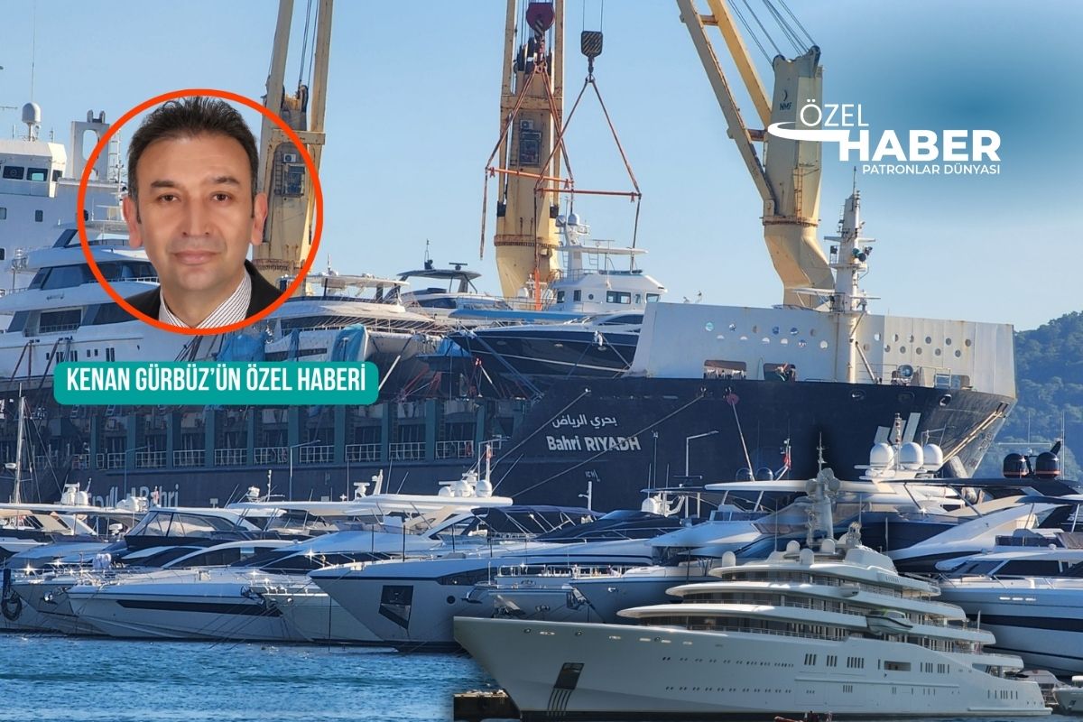 Arap milyarderlerin lüks yatları, bir gemiyle Marmaris'e bakıma getirildi