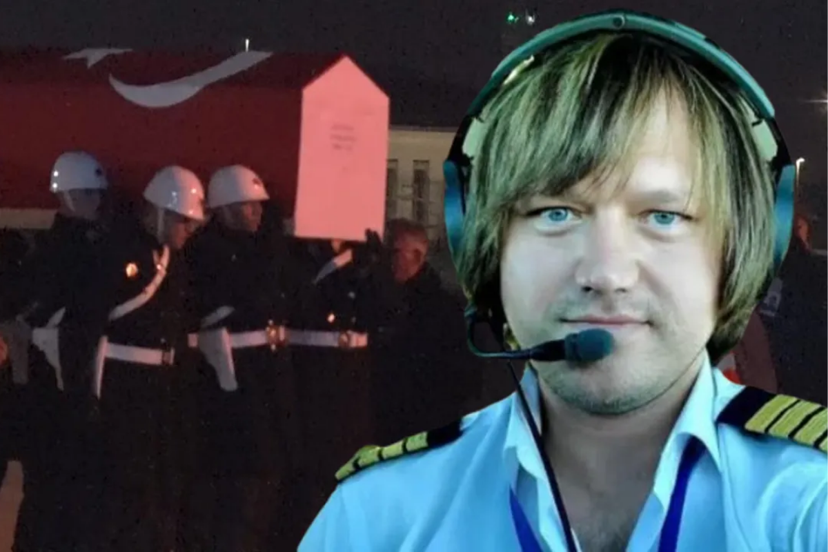 Hırvatistan'da şehit olan pilot Hasan Bahar'ın naaşı Türkiye'ye getirildi