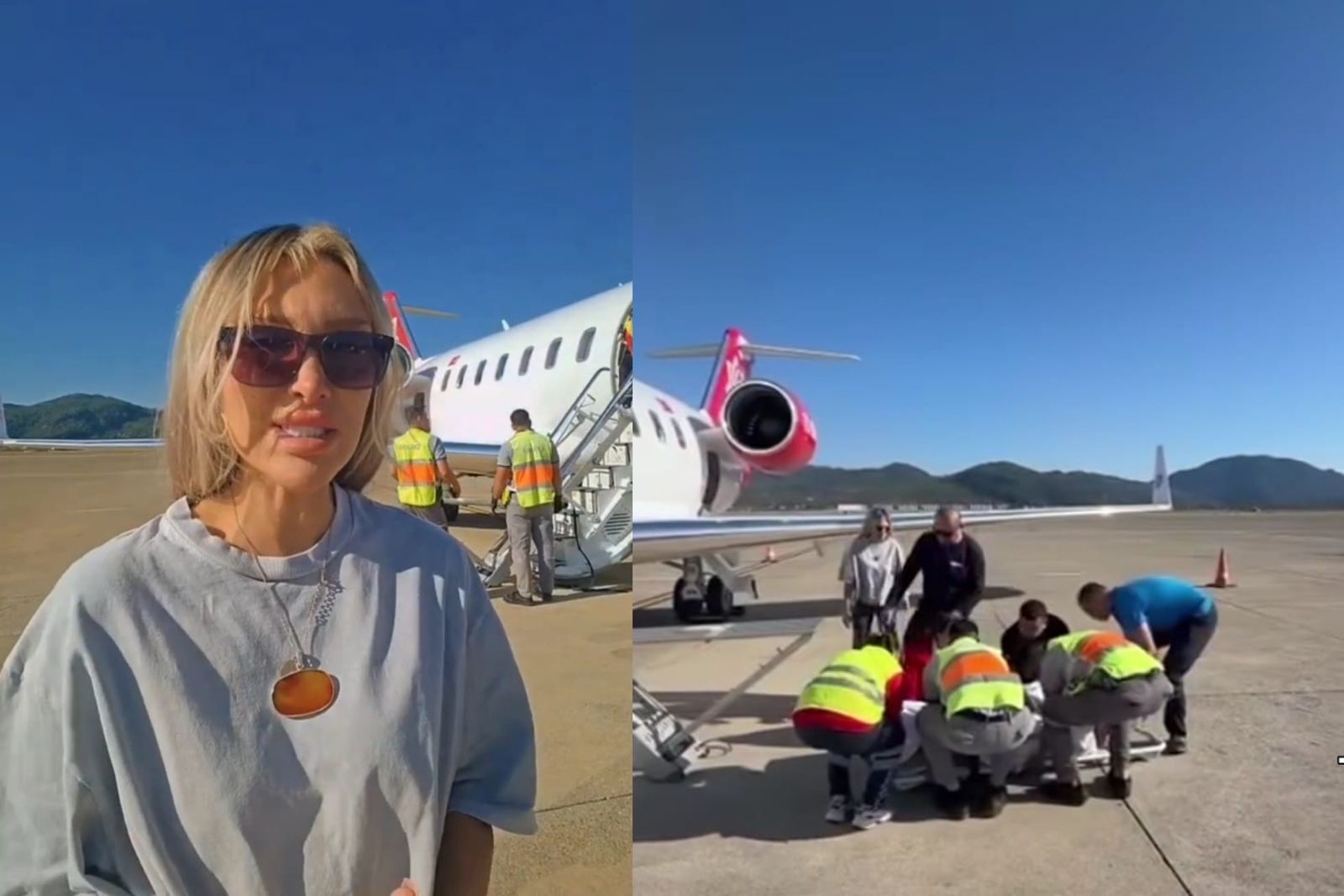 Seren Serengil'den Sağlık Bakanı Kemal Memişoğlu'na ambulans uçak teşekkürü