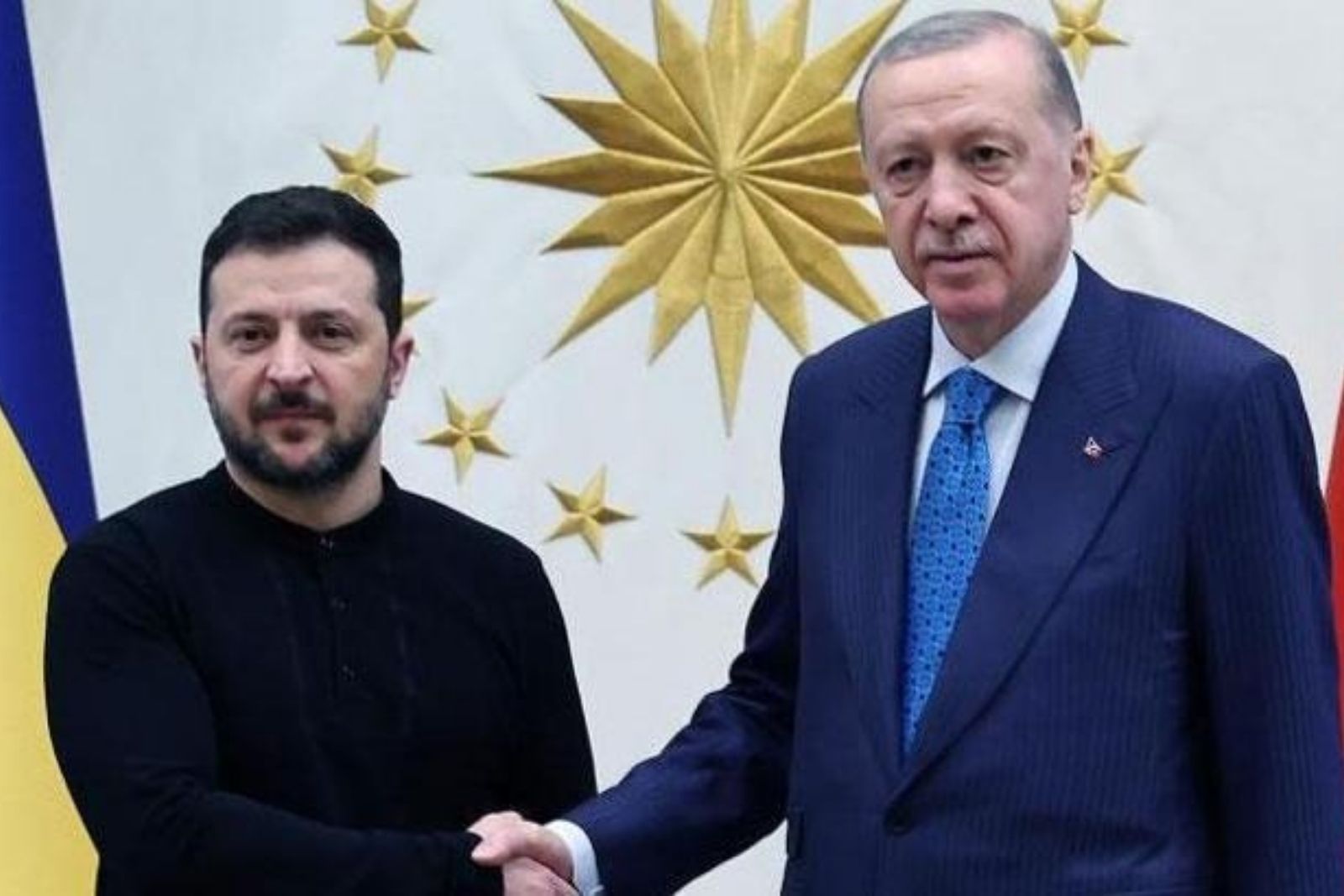 Cumhurbaşkanı Recep Tayyip Erdoğan ile Ukrayna lideri Zelenskiy'nin görüşmesi Beştepe'de başladı