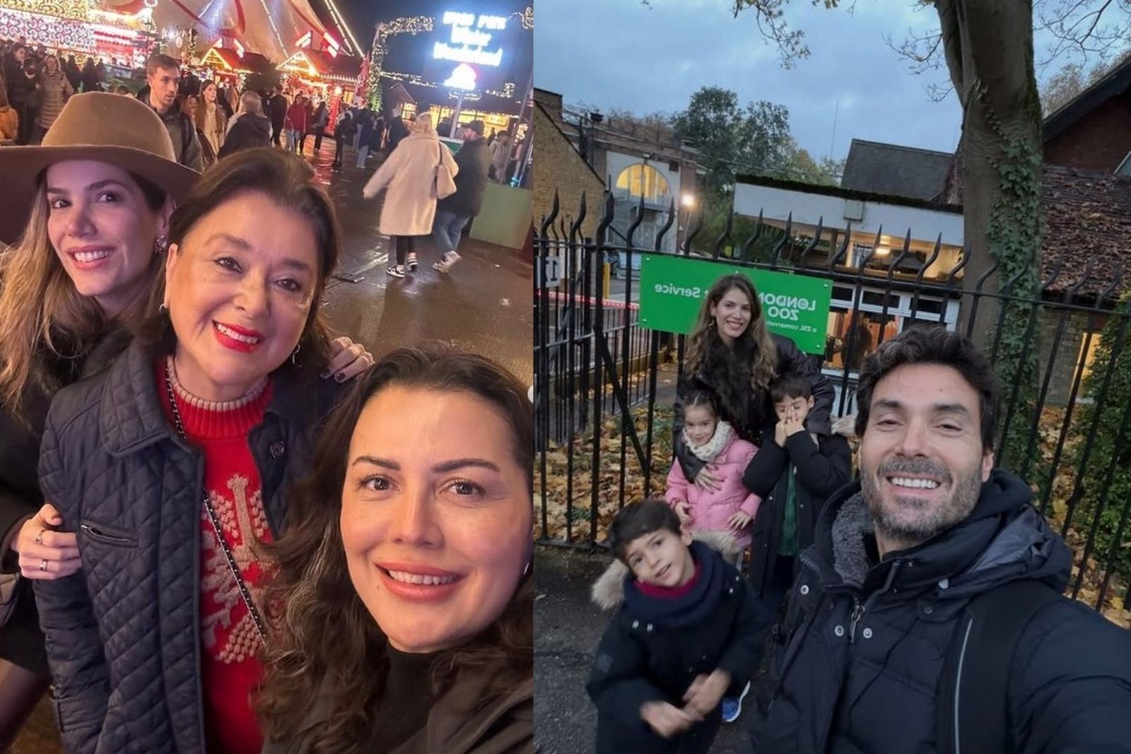 Hakan Kosif ve Evelize Kosif çifti yeni yıl öncesi Londra turunda