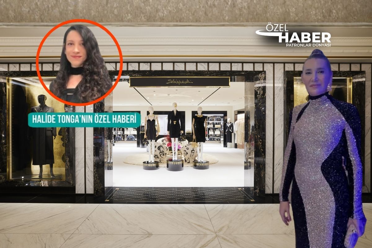 Vuslat Doğan, Schiaparelli imzalı 1 milyon TL’lik elbisesi ile davete damga vurdu