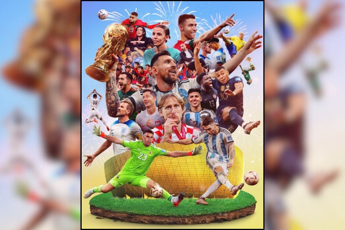 FIFA Dünya Kupası'nın posterinde ağlatan El-Nesyri kafası