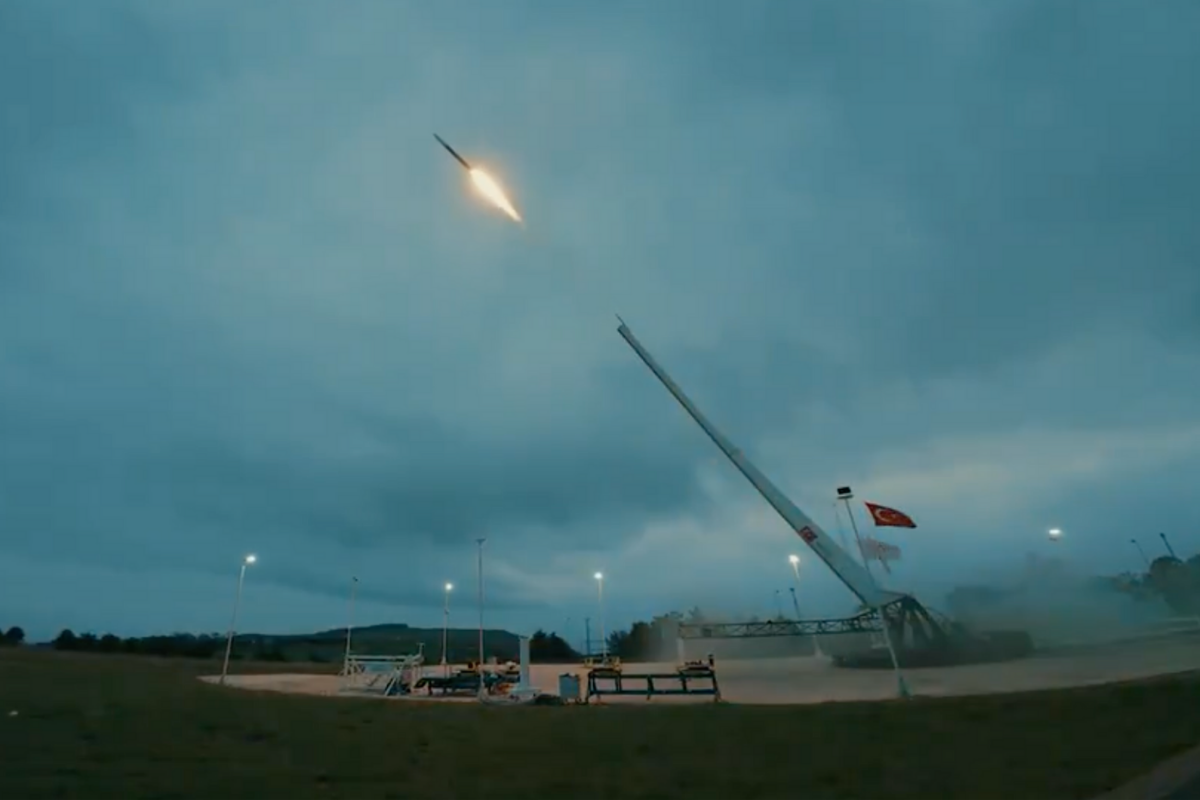 Yerli ramjet itki sistemi ile yapılan test başarıyla gerçekleştirildi