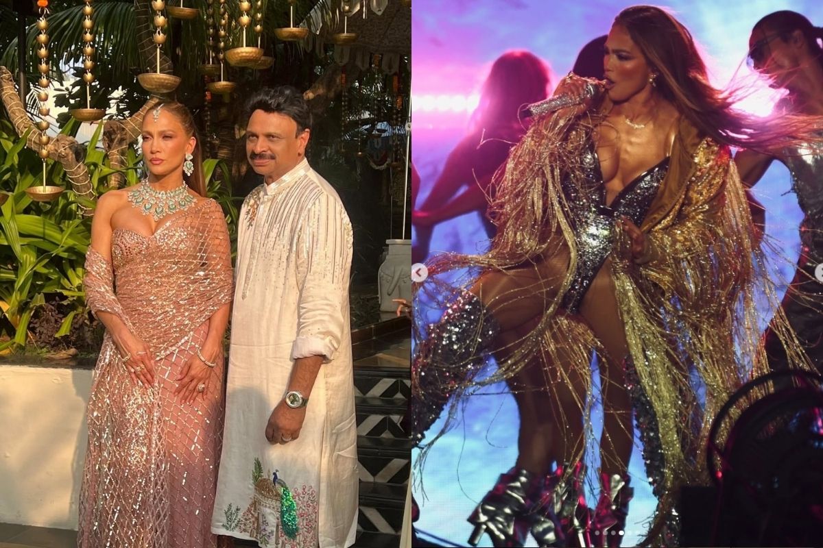 Jennifer Lopez, milyarder çift Netra Mantena ve Vamsi Gadiraju'nun Udaipur'daki düğününde sahne aldı