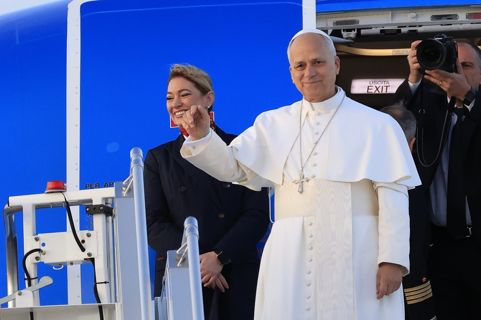 Vatikan Devlet Başkanı Papa 14'üncü Leo, Roma'dan ayrılarak Türkiye'ye doğru yola çıktı