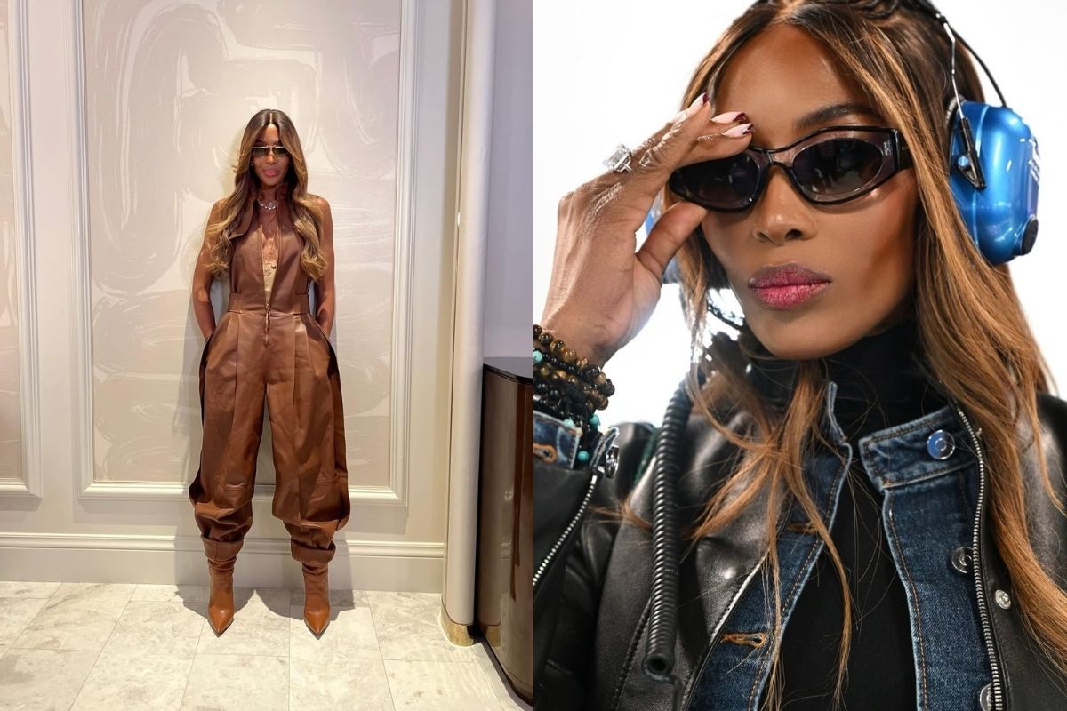Naomi Campbell, Las Vegas F1 Grand Prix'sindeki anlarını paylaştı