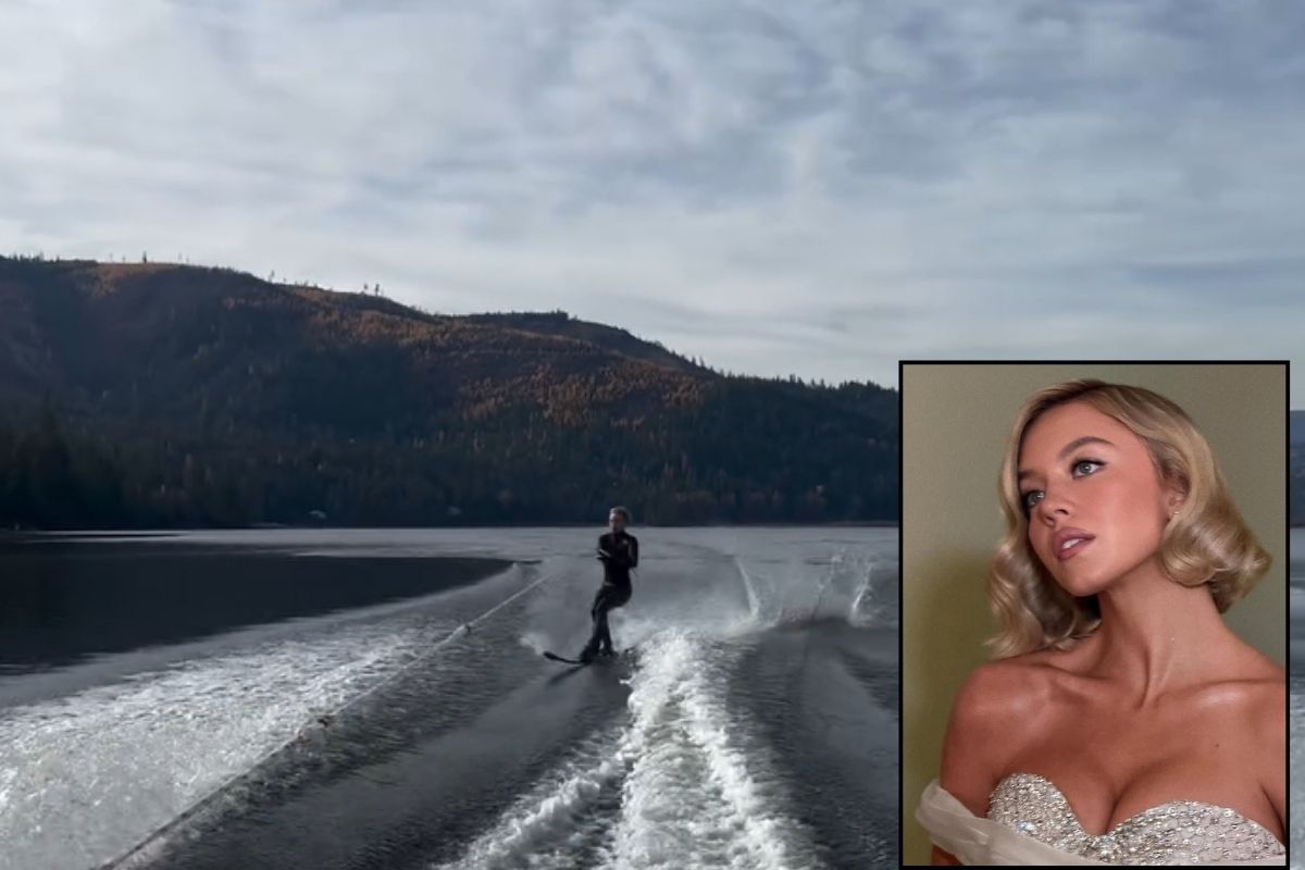 Sydney Sweeney wakeboard yaptığı anları paylaştı