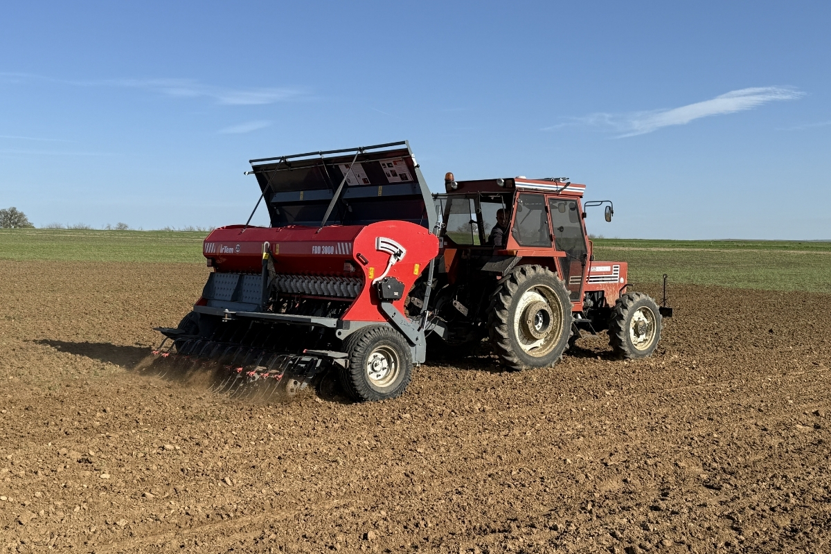 Tekirdağ'da dijital sistemle gelişimi takip edilecek nohudun deneme ekimi yapıldı