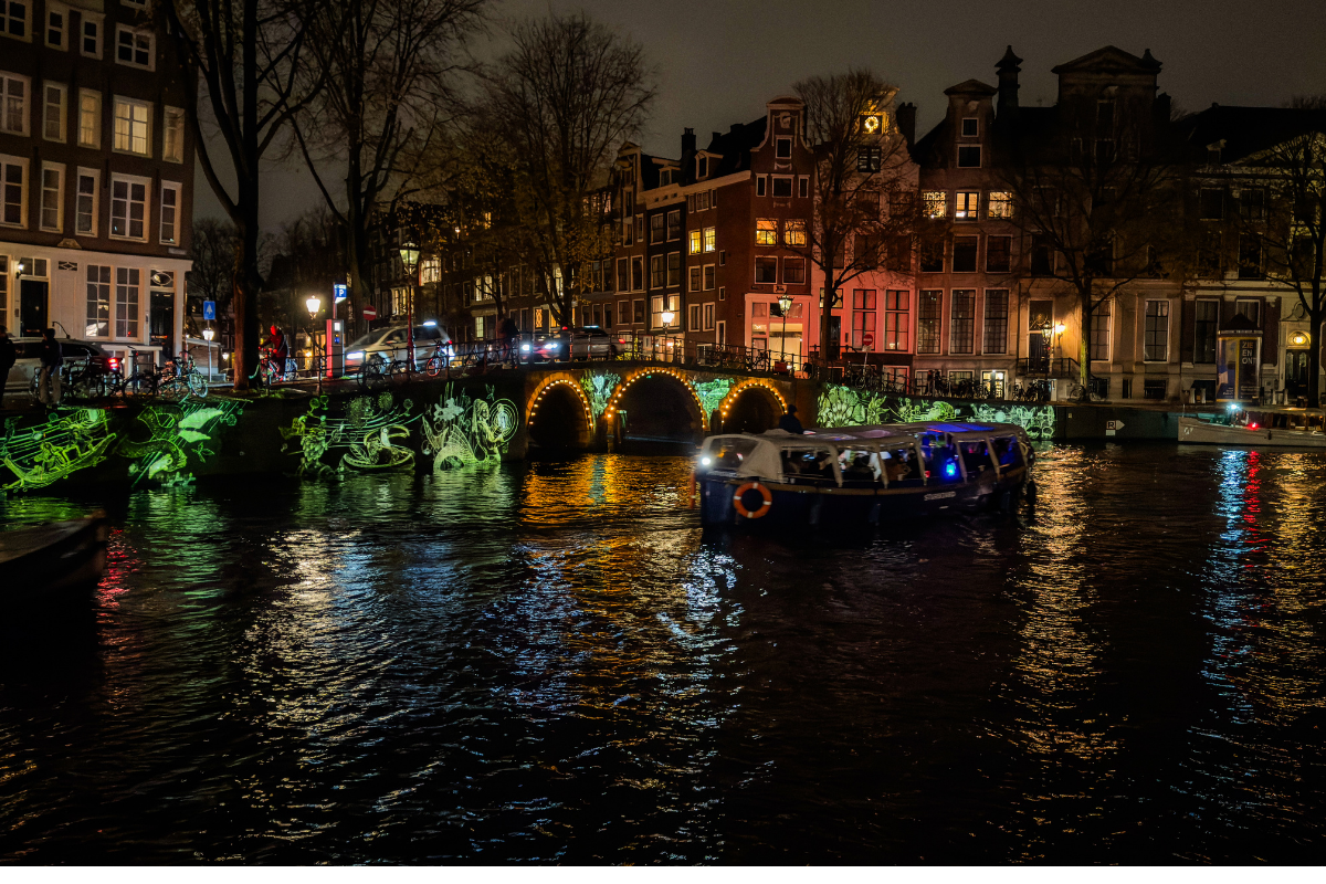 Hollanda'da 'Amsterdam Işık Festivali' başladı