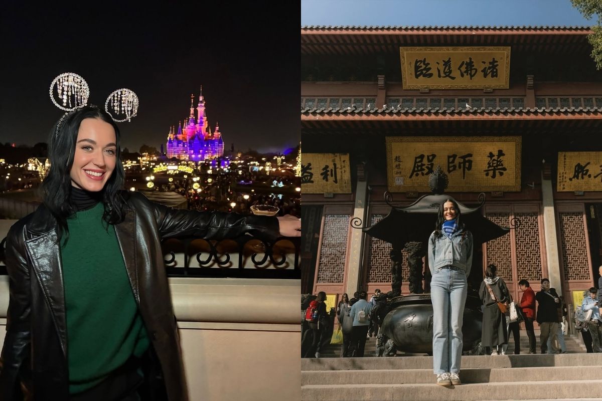 Katy Perry, Çin'deki eğlenceli anlarını paylaştı