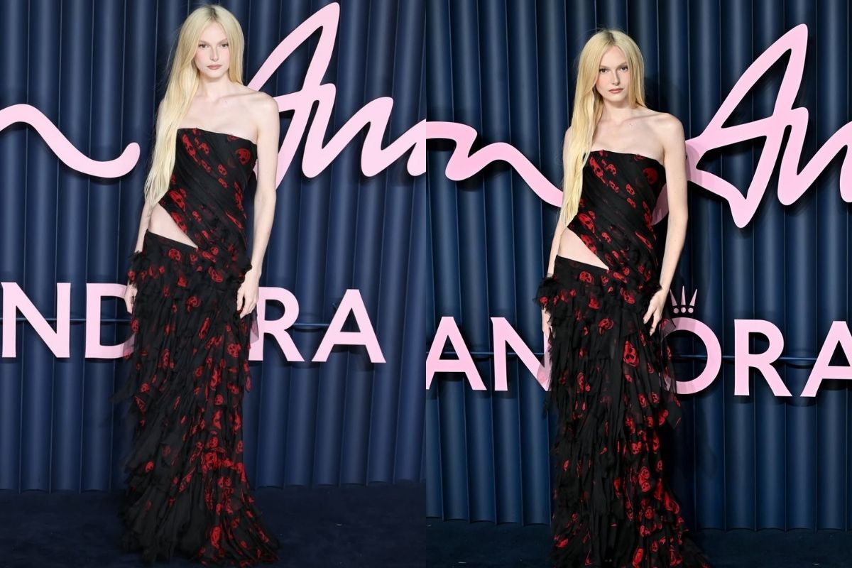 Alex Consani, Fashion Awards gecesinde Alexander McQueen tarzını tercih etti