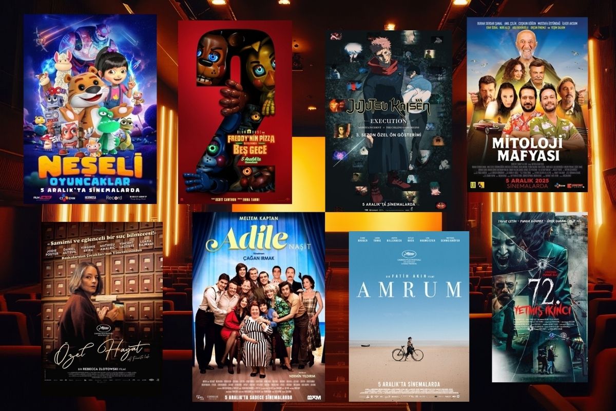 Sinemaseverler 5 Aralık’ta vizyona girecek sekiz yeni filmle buluşmaya hazırlanıyor