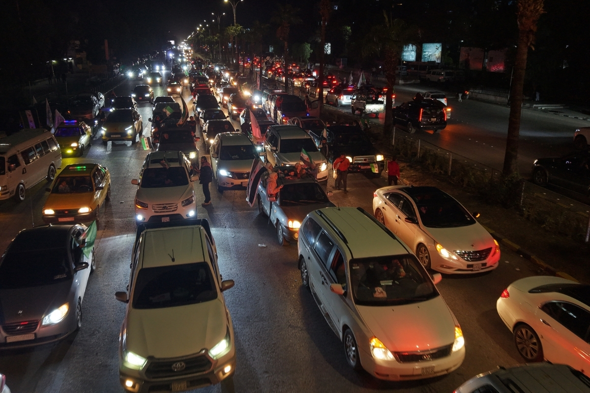 Şam’da Baas rejiminin devrilmesinin birinci yıl dönümü yoğun katılımla kutlandı