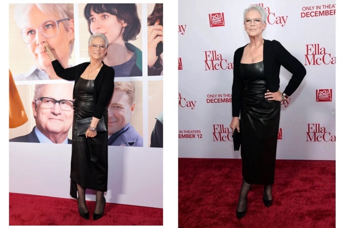 Jamie Lee Curtis'in kırmızı halıdaki eğlenceli anları dikkat çekti