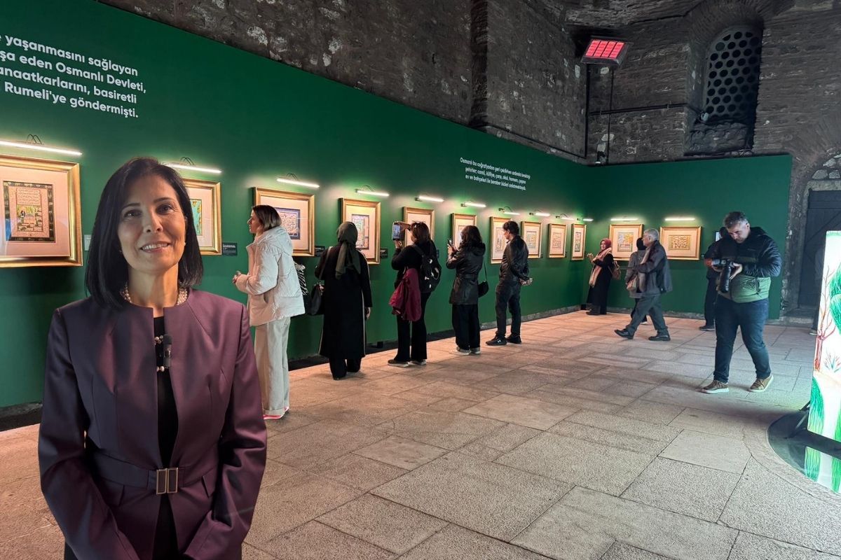 Minyatür sanatçısı Gülçin Anmaç'ın hazırladığı 'Rumeli'de Osmanlı İzleri' sergisi açıldı