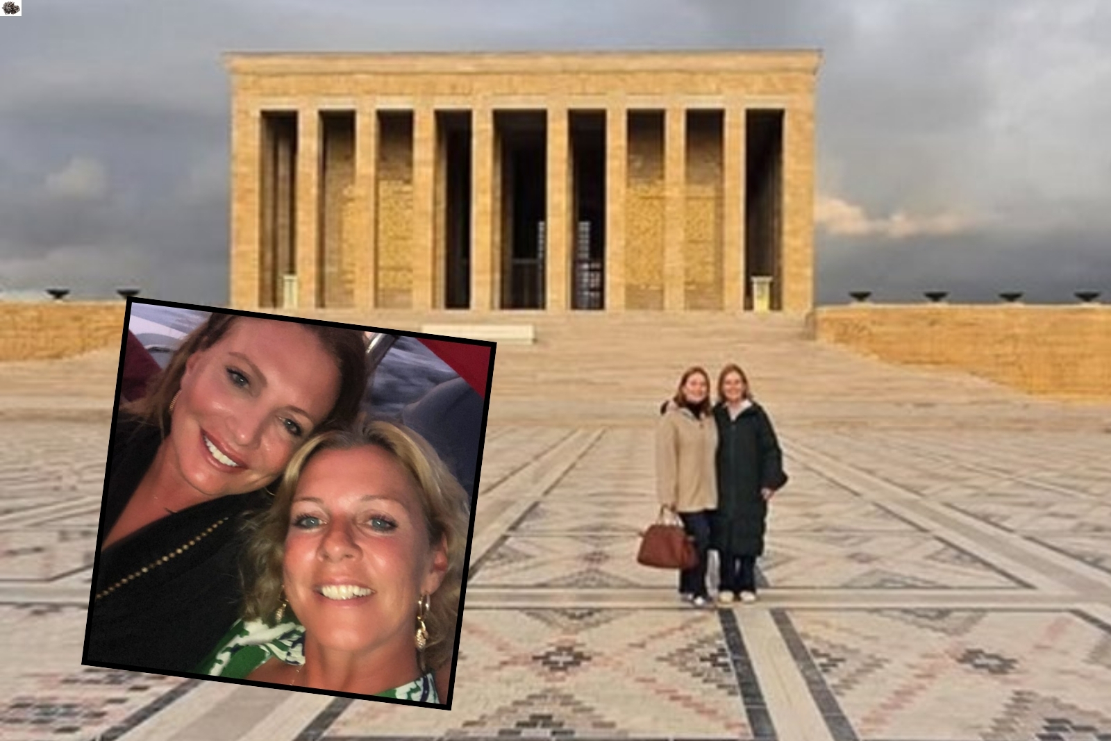 Caroline Koç kardeşi ile Anıtkabir'i ziyaret etti