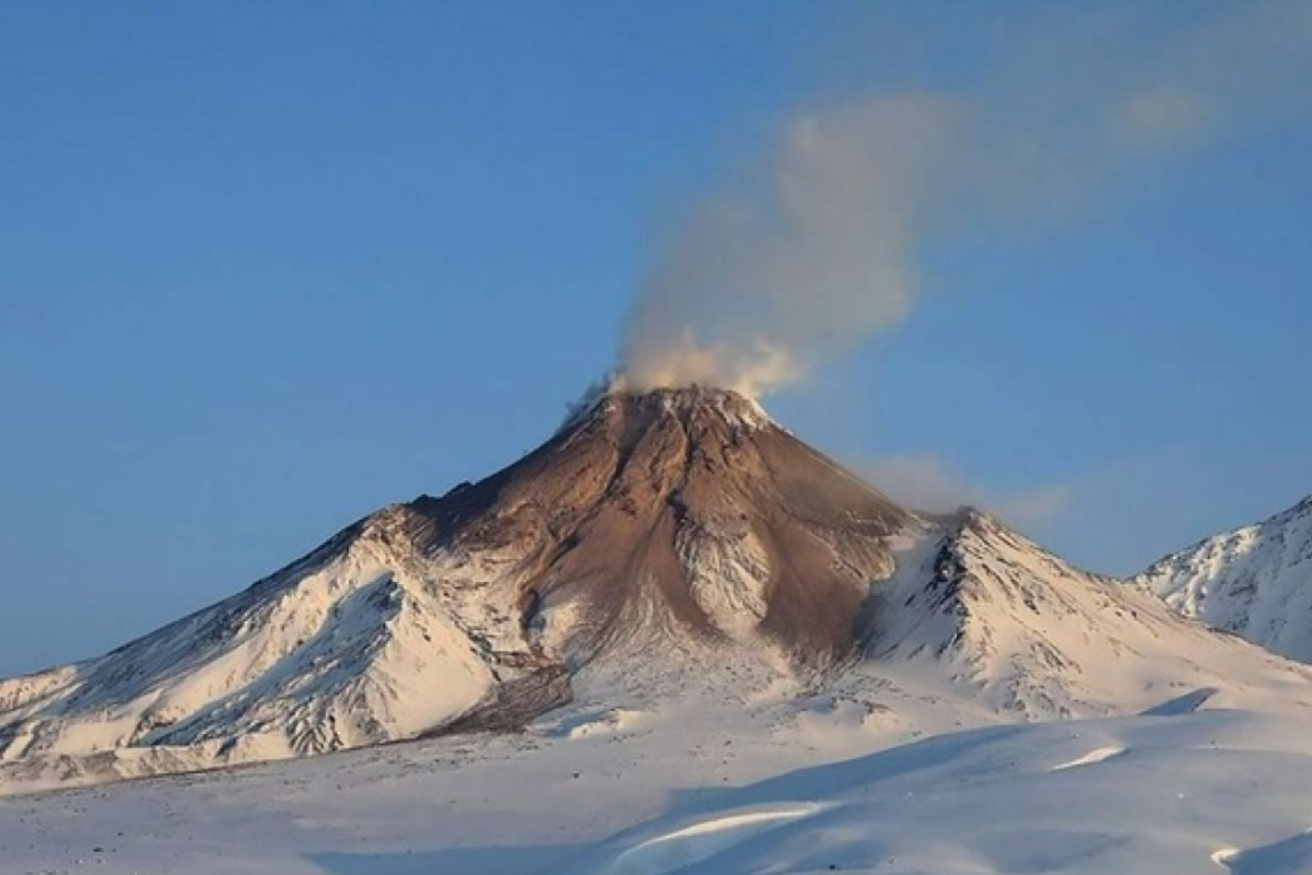 69 yıl önce zirvesini kaybeden Bezymianny Yanardağı yeniden oluştu
