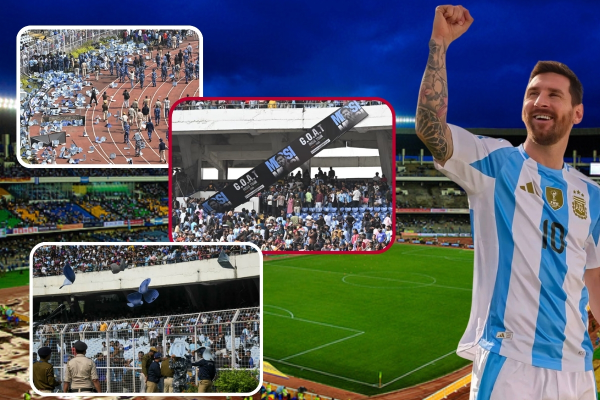Lionel Messi’ye Hindistan’da büyük tepki, 100 euro verip göremeyen taraftarlar koltukları söktü olayla ilgili soruşturma başlatıldı