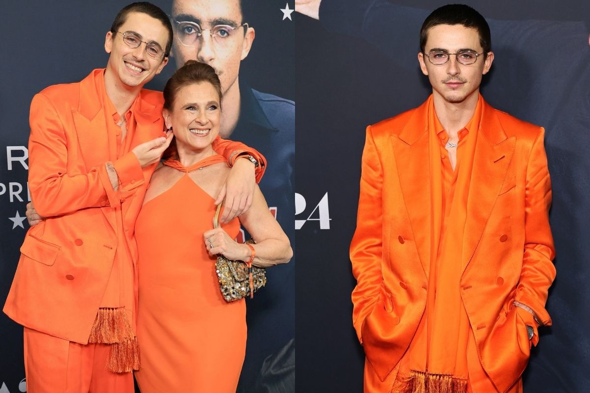 Timothée Chalamet, Marty Supreme galasına annesiyle katıldı