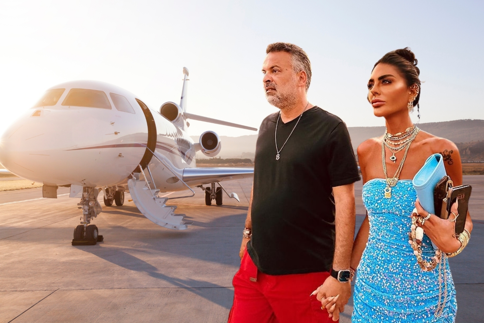 Ozan Baran, eşi Süreyya Yalçın'a yıl dönümü hediyesi için kesenin ağzını açtı, 727 milyon TL değerinde jet satın aldı