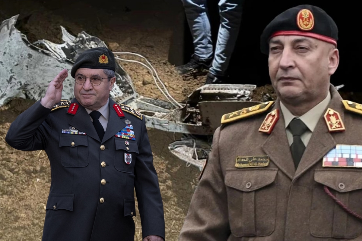Genelkurmay Başkanı Orgeneral Selçuk Bayraktaroğlu, Libya askeri heyetini taşıyan jetin enkazını inceledi