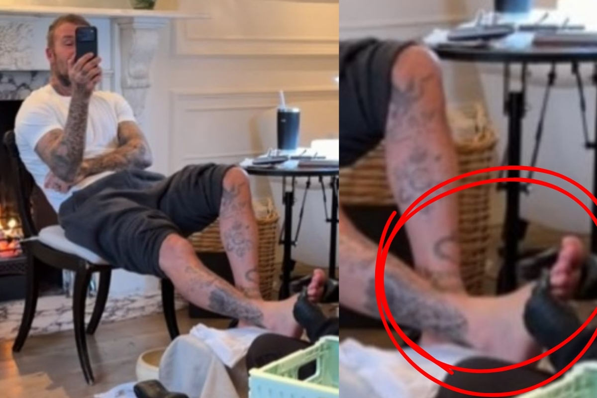 Victoria Beckham paylaştı, David Beckham’ın evde müzik eşliğinde pedikür yaptırdığı anlar dikkat çekti