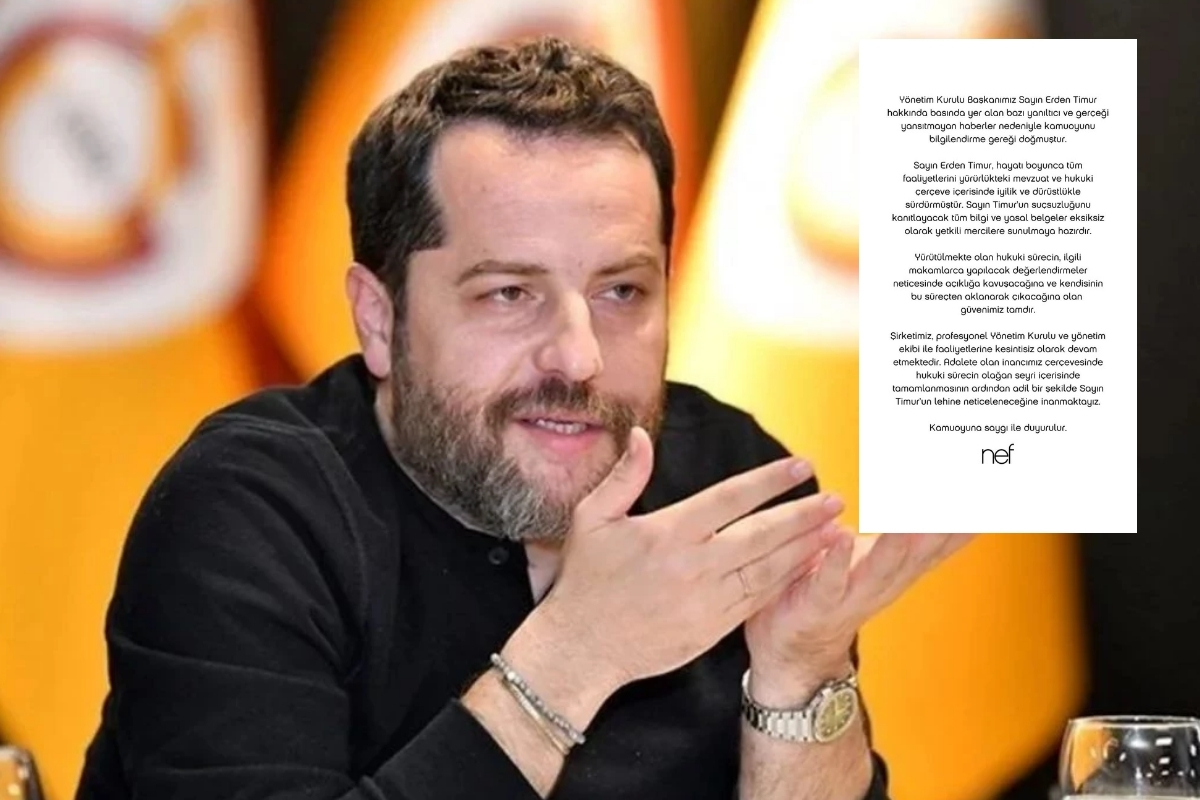 Erden Timur hakkındaki iddialara Nef’ten yazılı açıklama geldi