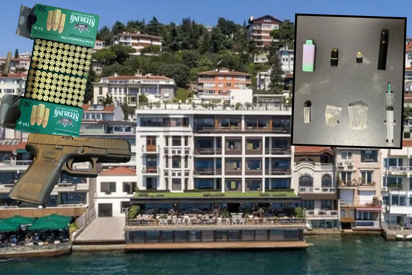 İstanbul'da 34 ünlü mekanana narkotik baskınından kokain ve tabanca çıktı