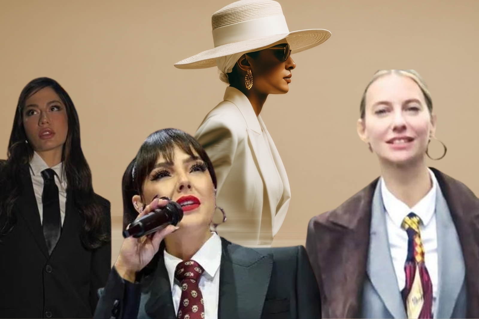 Maskülen şıklık Ebru Gündeş, Demet Özdemir ve Tuba Ünsal'ın tercihi oldu